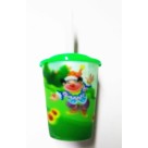 COPO MEDIO CANUDO PLASTICO C/12 XH