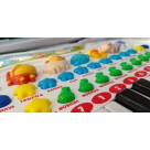 PIANO MUSICAL ANIMAL AZUL BRASKIT