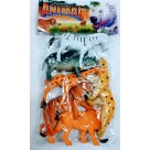 ANIMAIS SELVAGENS C/6 PÇS ATTIC