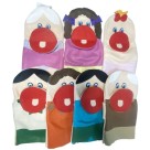 FANTOCHE FELTRO FAMILIA BRANCA C/7 JOD