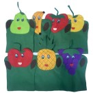 FANTOCHE DE FELTRO FRUTAS C\7 JODANE