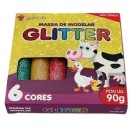 MASSA DE MODELAR COM GLITTER