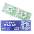 FICHAS DE 10 REAIS PCT COM 10 BLOCOS